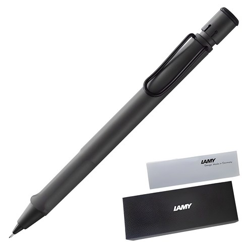 LAMY 사파리 샤프 챠콜 + 하드케이스 + 리플렛, 0.5mm, 1개