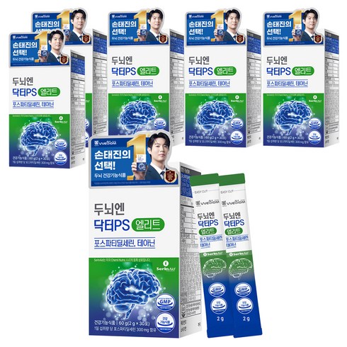 서울대위바이옴 두뇌엔 닥터PS 70 엘리트 포스파티딜세린 테아닌 30p, 60g, 6개