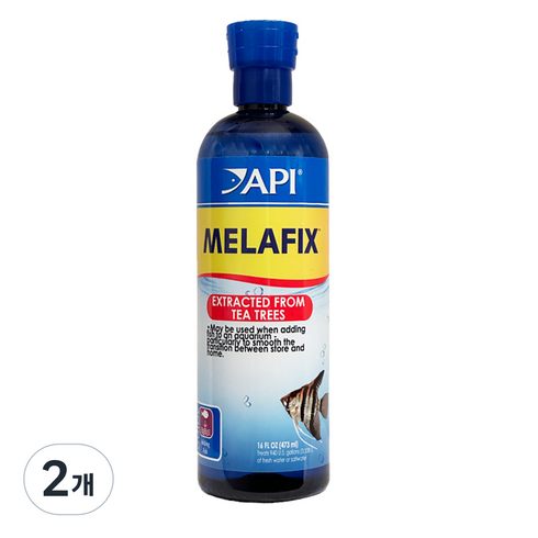 에이피아이 멜라픽스 수족관용 수질개선제, 473ml, 2개