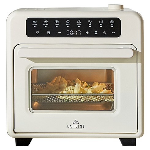 라헨느 더퀸 304 스테인레스 디지털 스팀 오븐형 에어프라이어 16L, 연베이지, LHN-OV3200W