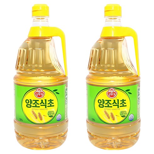오뚜기 양조 식초, 2개, 1.8L