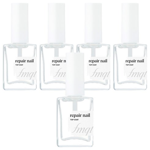 fmgt 리페어 네일, 02탑코트, 10ml, 5개