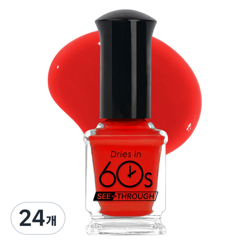 위드샨 60초 매니큐어, M090체리구미, 9ml, 24개