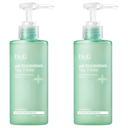 닥터지 약산성 클렌징 젤 폼, 200ml, 2개