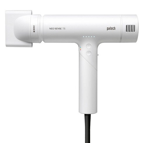 파테크 BLDC 헤어 전문가용 미용실 드라이기 NEO SENSE 1650W, T15, 화이트
