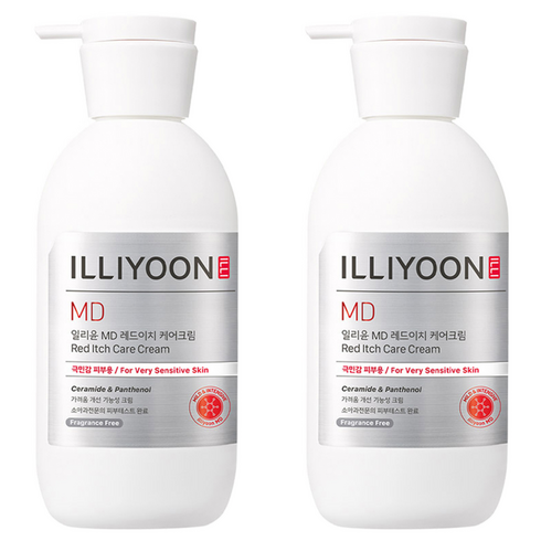 일리윤 MD 레드이치 케어크림, 330ml, 2개