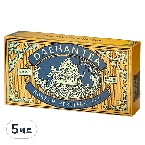대한다업 스윗 블렌디드 셀렉션 티 세트, 5세트, 망고 트로피컬 5p + 그레이프프루츠 글로우 5p + 허니비 캐모마일 5p