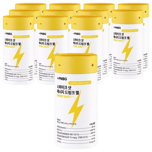 풍년보감 스파이크 샷 에너지젤 10p, 400g, 12개