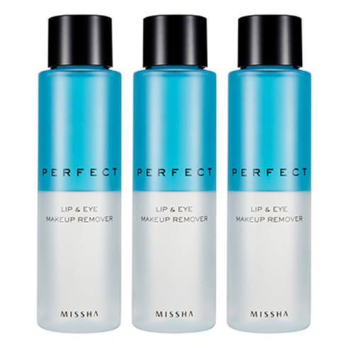 미샤 퍼펙트 립 앤 아이 리무버, 155ml, 3개