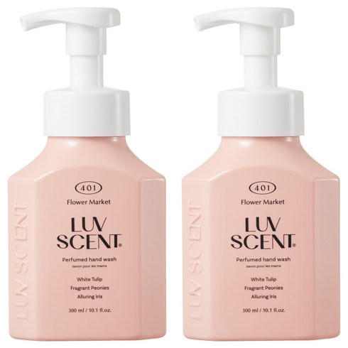 럽센트 플라워마켓 핸드워시 화이트튤립향, 2개, 300ml