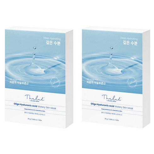 더랩바이블랑두 올리고 히알루론산 워터리 스킨 마스크 250g, 10개입, 2개