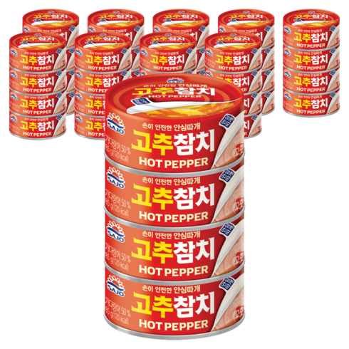 사조참치 고추참치, 85g, 40개