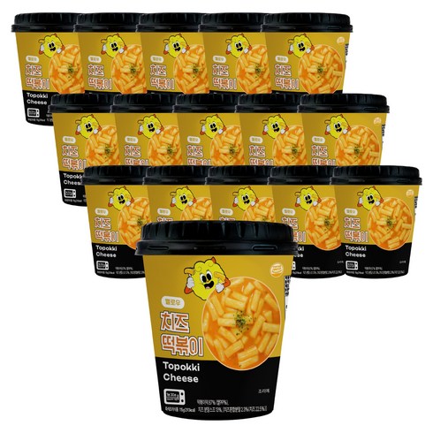 농가식품 멜로우빈 옐리 치즈 떡볶이, 115g, 16개