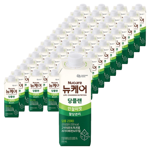뉴케어 정품 당플랜 인절미맛, 200ml, 60개