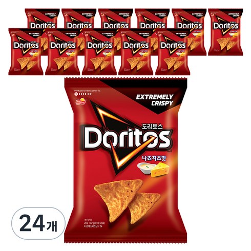 도리토스 나쵸치즈맛 과자, 172g, 24개
