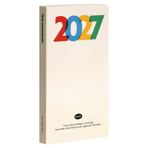 아이코닉 2027 슬로우 위클리 플래너 다이어리, 4 THE MOMENTS, 1개
