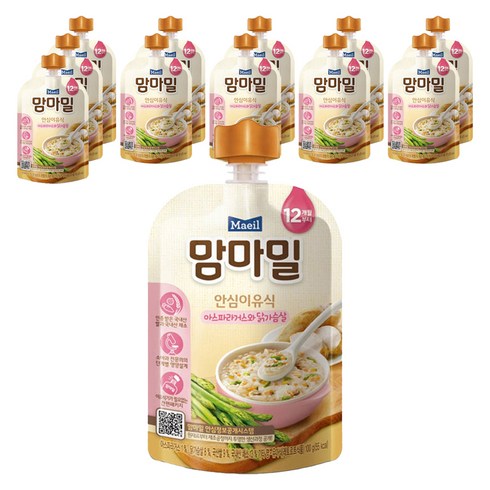 맘마밀 안심 이유식 12개월부터 100g, 12개