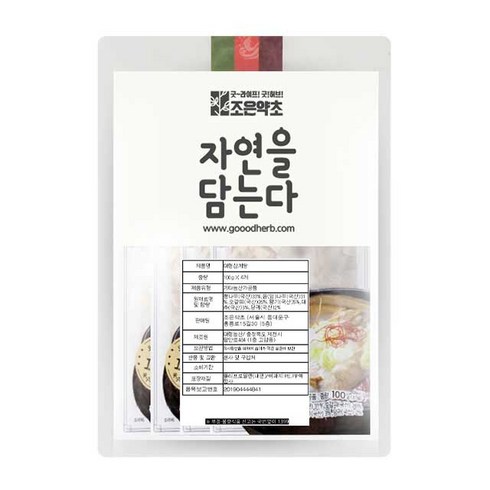 조은약초 삼계탕 재료, 400g, 1개