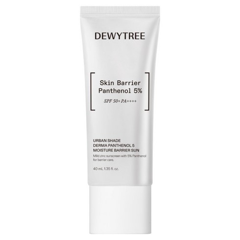 듀이트리 어반 쉐이드 더마 판테놀 5 수분 장벽 선크림 SPF50+ PA++++, 40ml, 1개