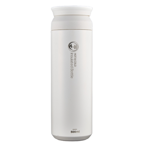 리벤스 이중 보온보냉 투웨이 스텐 보틀 텀블러, 화이트, 500ml, 1개