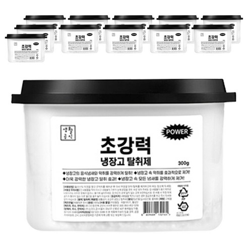 생활공식 냉장고 탈취제 본품, 300g, 12개