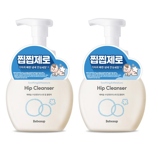 베베숲 수딩앤모이스춰 힙 클렌저, 300ml, 2개