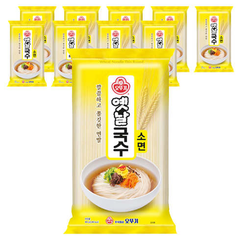 오뚜기옛날 국수 소면, 900g, 10개
