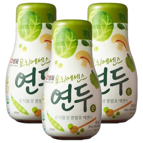 연두 요리에센스 순맛, 275ml, 3개
