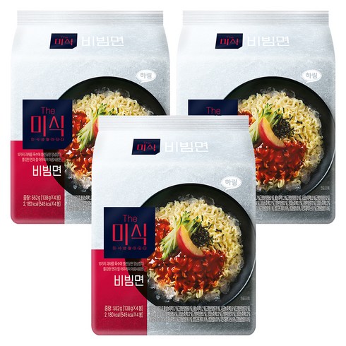 더미식 비빔면 138g, 12개