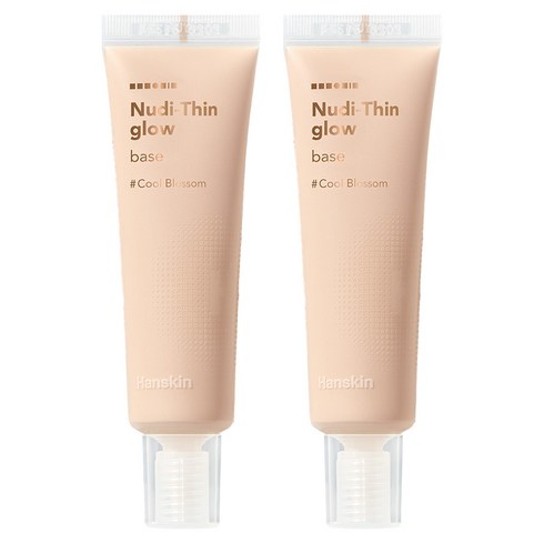 한스킨 누디 씬 글로우 베이스 30ml, 2개, 쿨블라썸 17~21호