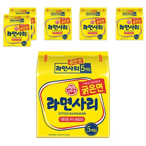 오뚜기 라면사리 굵은면 110g, 30개