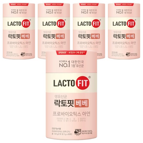 락토핏 베베 유산균, 120g, 5개