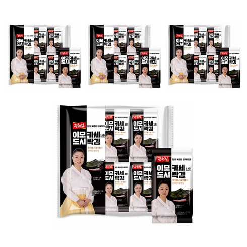 광천김 이모카세 1호 도시락김 12p, 48g, 4개