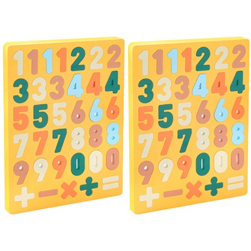 마이리틀타이거 EVA 자석 숫자 판퍼즐, 2세트, 36피스