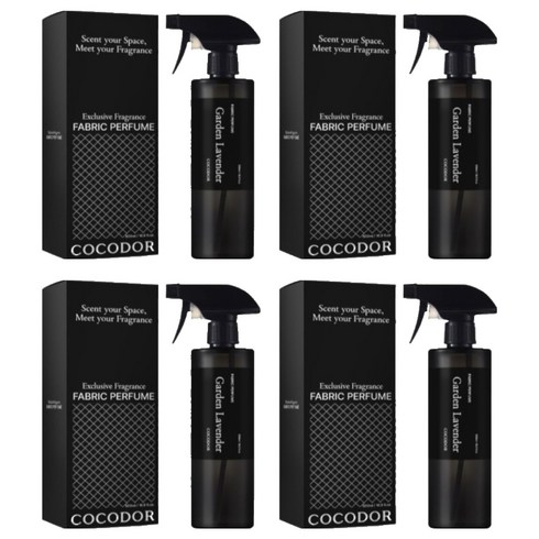 코코도르 섬유탈취제 가든라벤더 본품, 500ml, 4개