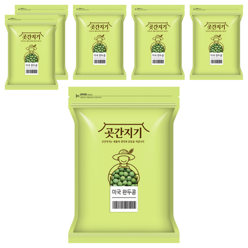 곳간지기 완두콩, 2kg, 6개
