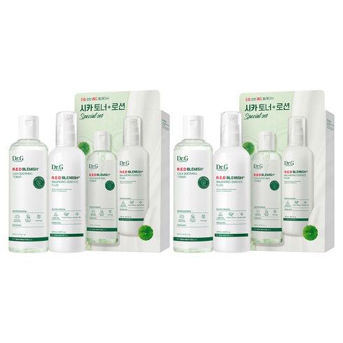 닥터지 레드 블레미쉬 시카 토너 200ml + 로션 150ml 2종 세트, 2세트