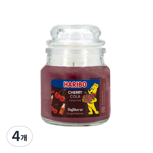 하리보 자캔들 소, 체리콜라, 85g, 4개