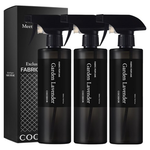 코코도르 섬유탈취제 가든라벤더 본품, 500ml, 3개