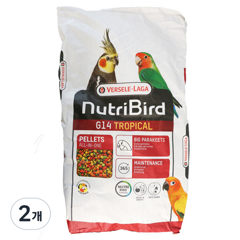 버셀라가 뉴트리버드 G14 트로피칼 사료 422115, 2개, 1kg