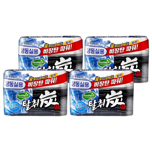 홈즈 탈취탄 본품 냉동실용, 70g, 4개
