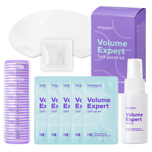 비타할로 엑스퍼트 셀프 앞머리 볼륨펌 1제 50ml + 2제 50ml 세트, 100ml, 1세트
