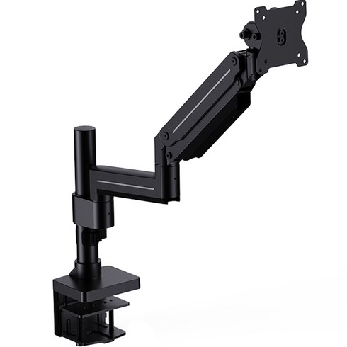 엘디엘마운트 싱글 모니터암 울트라 고중량 모니터 거치대 APL-AG03, 블랙, 1개