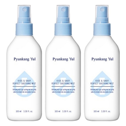 편강율 키즈 앤 베이비 퍼펙트 수딩 미스트, 100ml, 3개