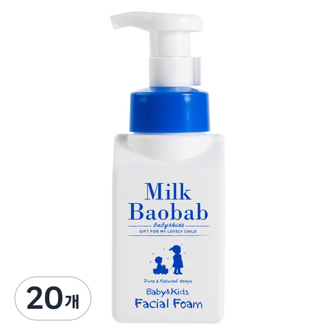 밀크바오밥 베이비앤키즈 페이셜 폼, 300ml, 20개