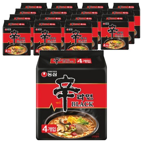 신라면 블랙 134g, 64개