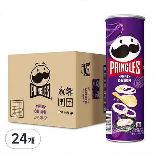 프링글스 스윗 어니언, 100g, 24개