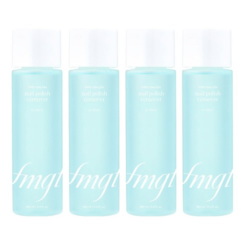 fmgt 프로 살롱 네일 리무버 02 마일드, 150ml, 4개