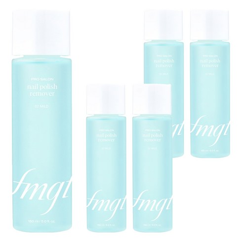 fmgt 프로 살롱 네일 리무버 02 마일드, 150ml, 5개