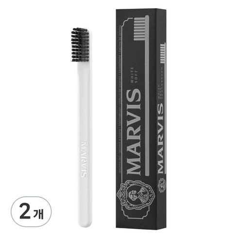 마비스 칫솔 화이트 소프트, 1개입, 2개